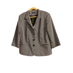 Chaps Striped Blazer Women’s Jacket